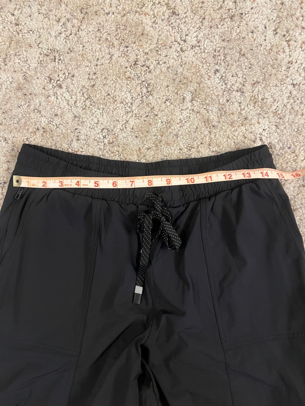 Fabletics Black Women's Drawstring Jogger Pants - Picture 4 of 5